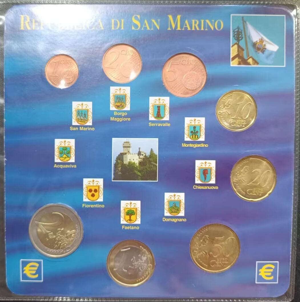 🏛️ 圣马力诺欧元套币（Repubblica di San Marino）