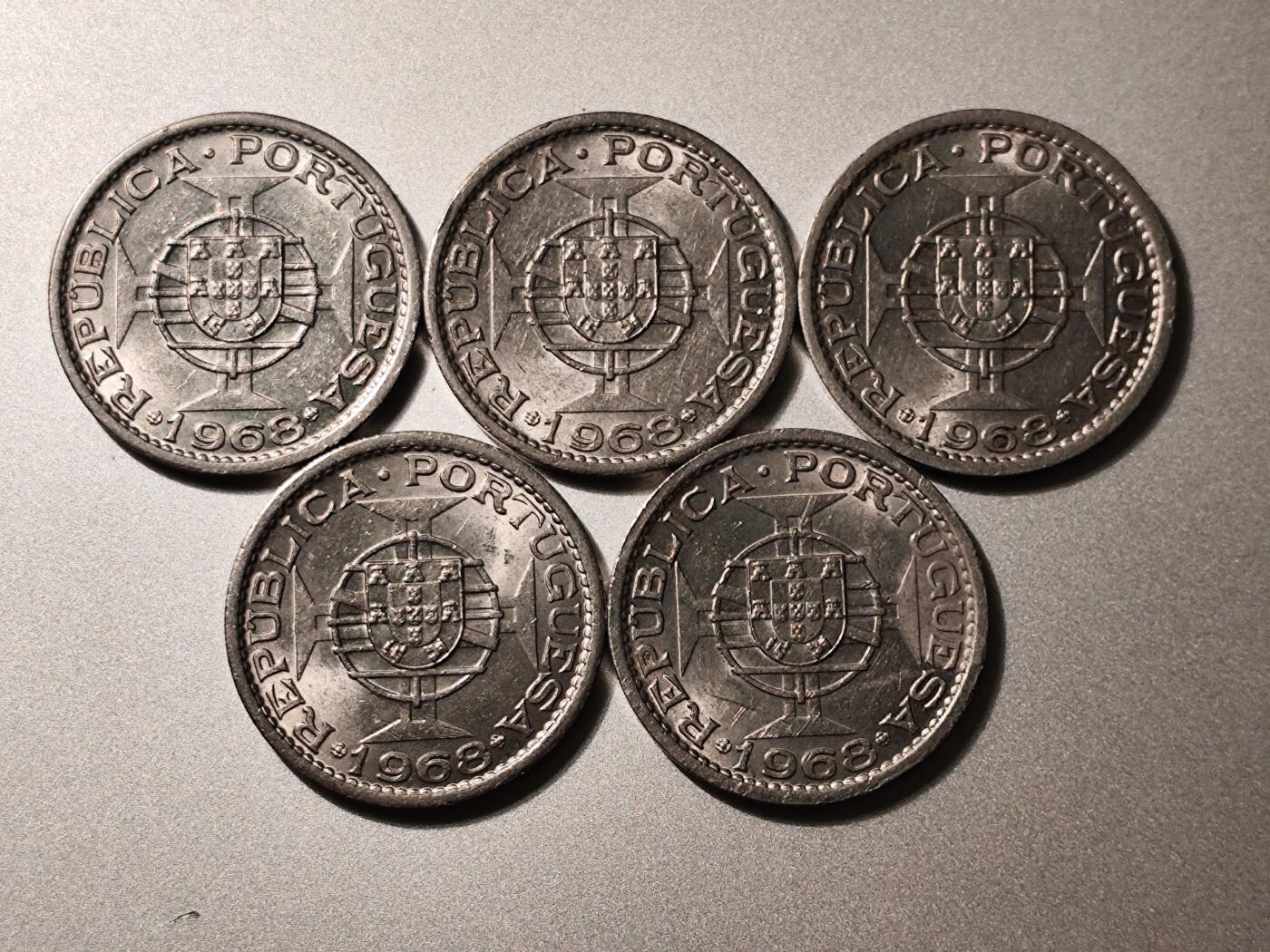 🔍 1968年澳门壹圆（Pataca）硬币