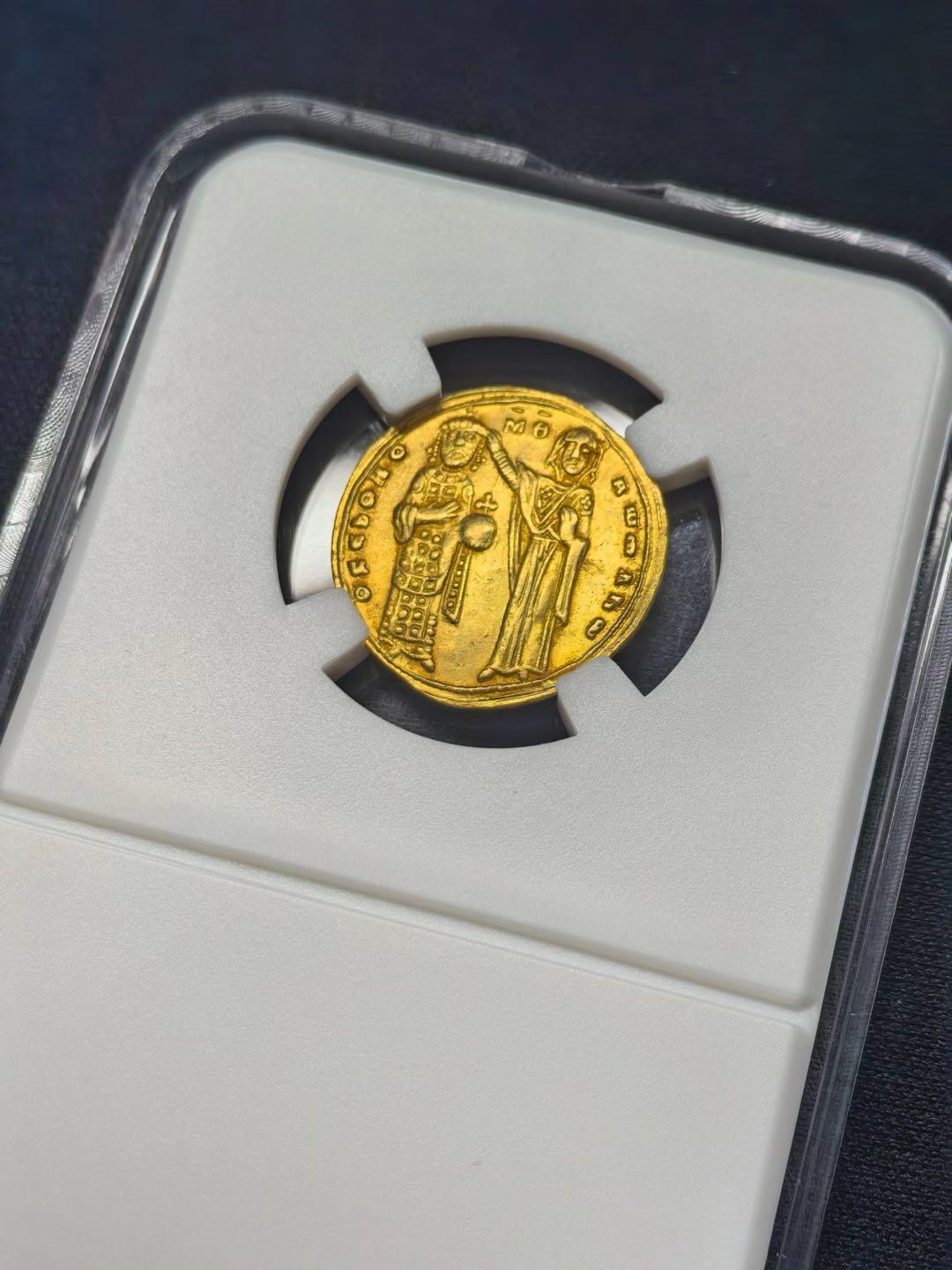 马其顿王朝罗曼努斯三世希斯塔麦伦金币