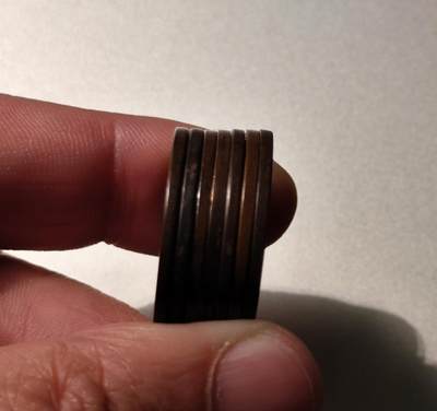 中华民国二十五年、二十六年党徽布图壹分铜币（1936、1937年）
