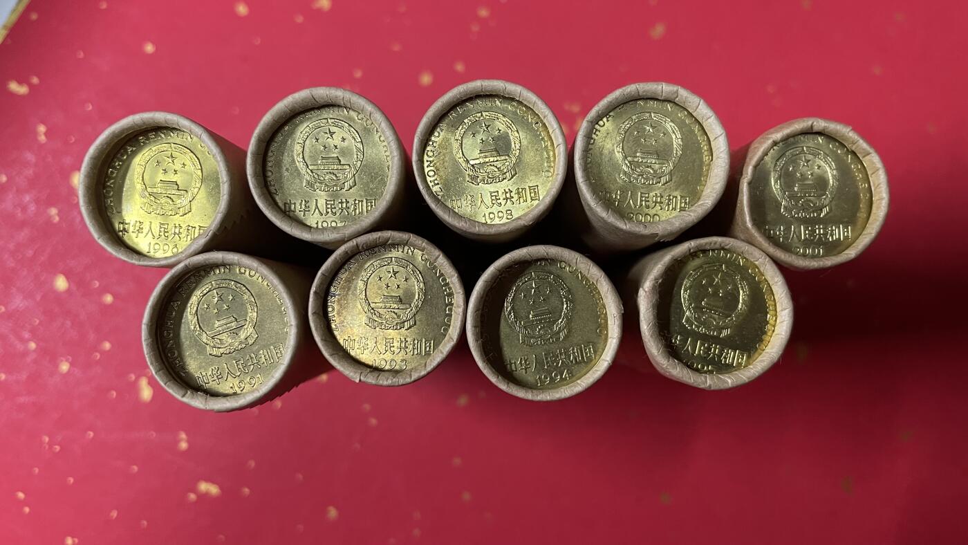 5角硬币各种年份