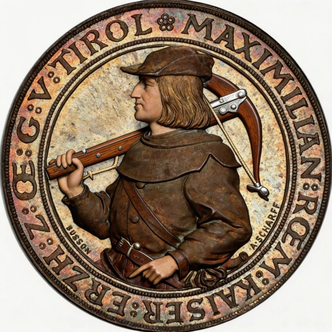1885年奥地利因斯布鲁克第二届联邦射击节纪念币