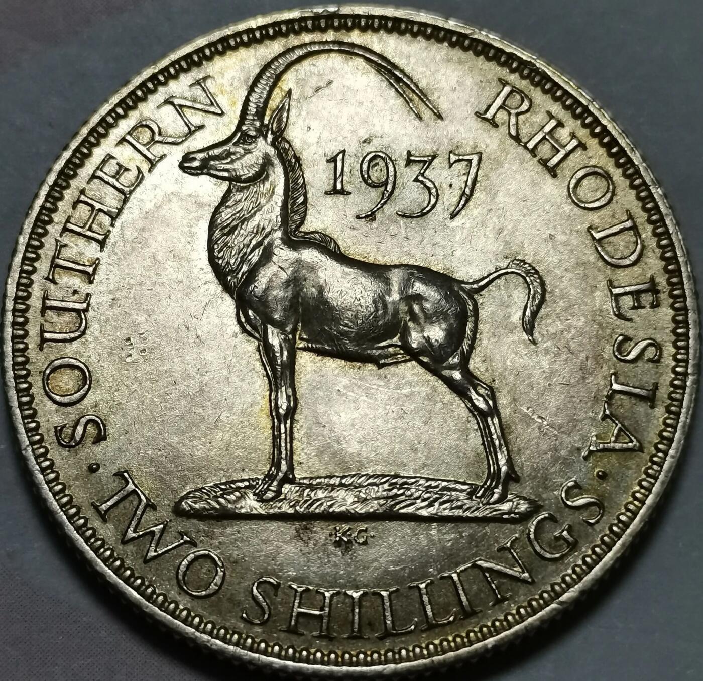 🌍 南罗得西亚1937年乔治六世银币套币