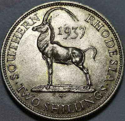 🌍 南罗得西亚1937年乔治六世银币套币