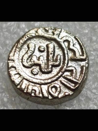11世纪德里苏丹2里尔汗银合金打制币