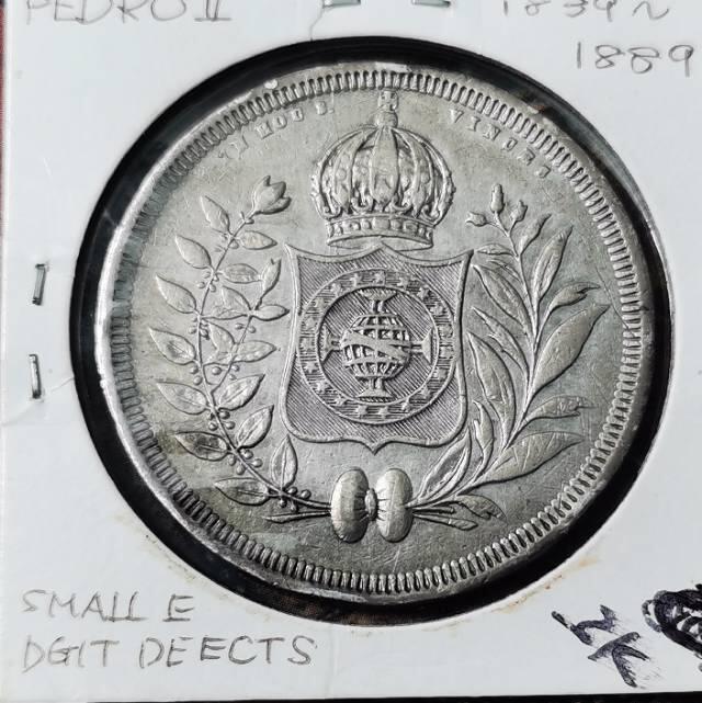 巴西1200瑞斯大银币