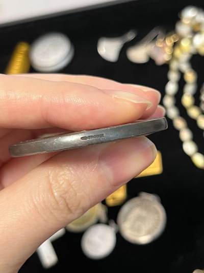 1897年法国美术展古董铜章