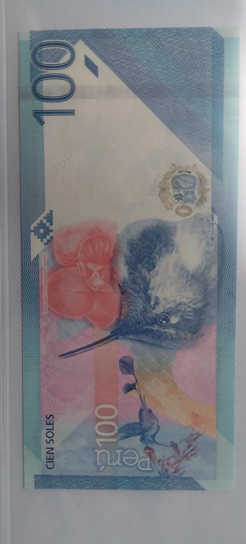 正面：秘鲁外交家与发明家佩德罗.保莱特