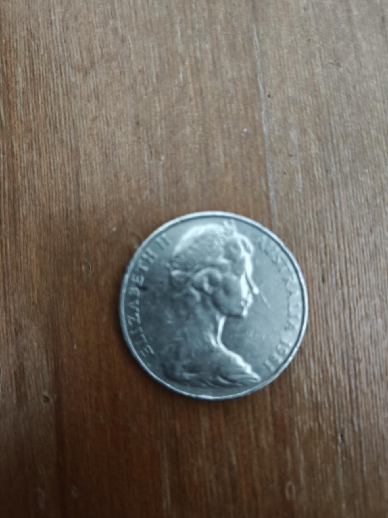 澳大利亚1981年20分硬币 