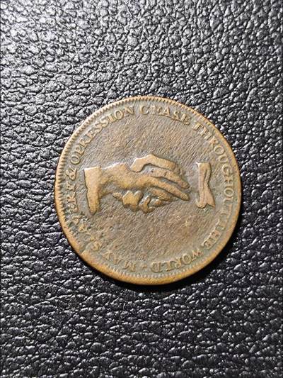 英国废奴运动半便士铜币