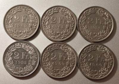 瑞士2法郎（Swiss 2 Francs）流通硬币