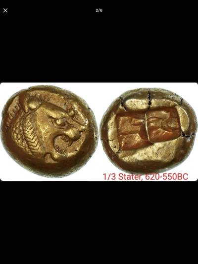 吕底亚钱币：世界最早的金银货币