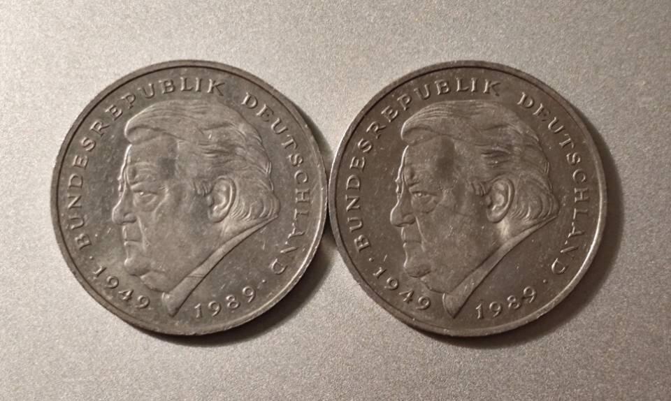 联邦德国建国40周年2马克纪念币
