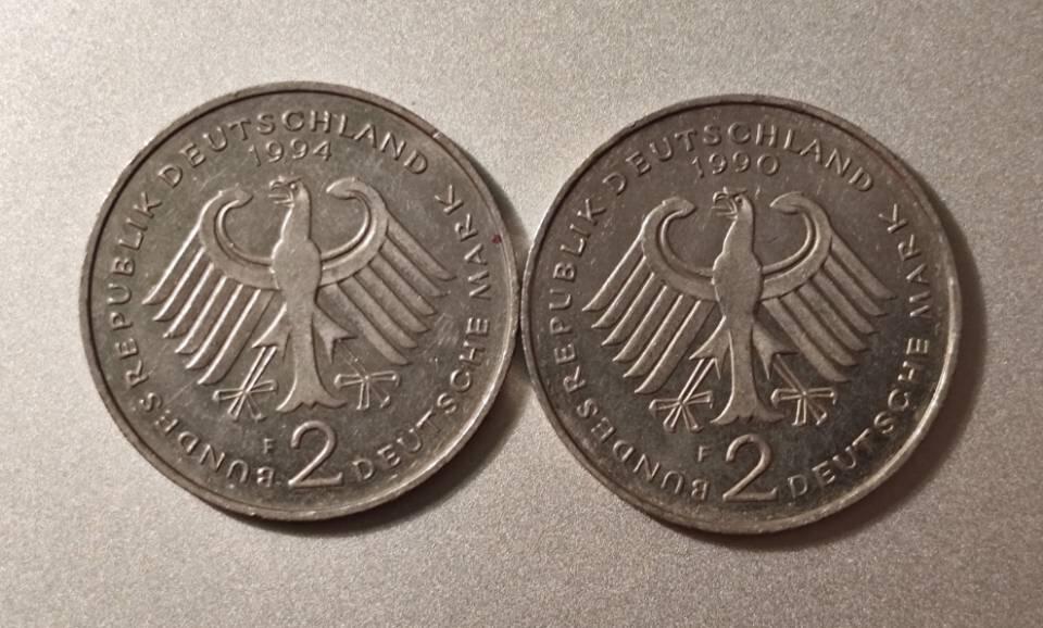 联邦德国建国40周年2马克纪念币