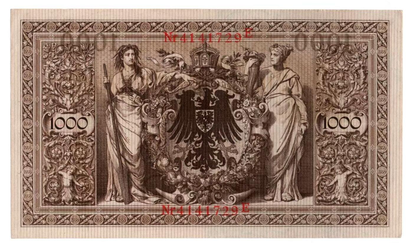 🇩🇪 德意志帝国银行1000马克纸币（1910年版）