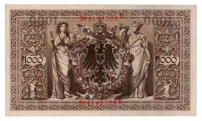 🇩🇪 德意志帝国银行1000马克纸币（1910年版）