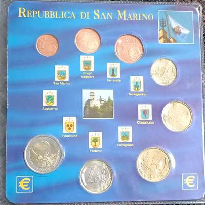 🏛️ 圣马力诺欧元套币（Repubblica di San Marino）
