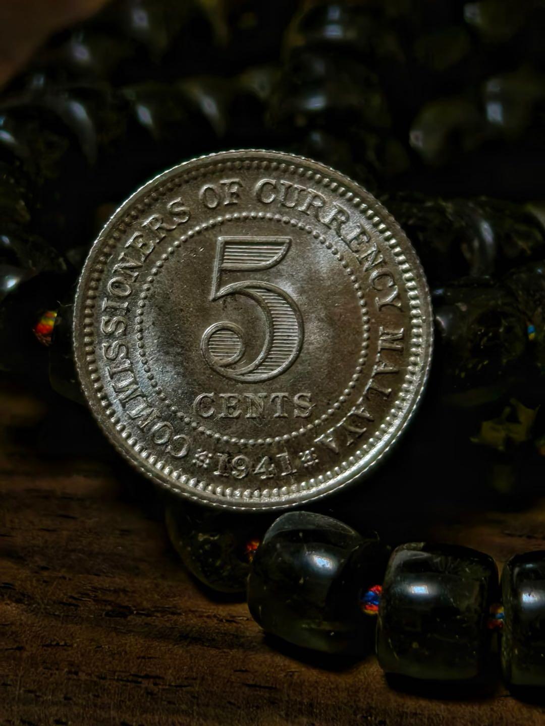 1941年英属马来西亚5分银币