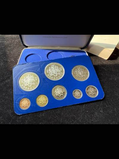 巴巴多斯1980年精制套币