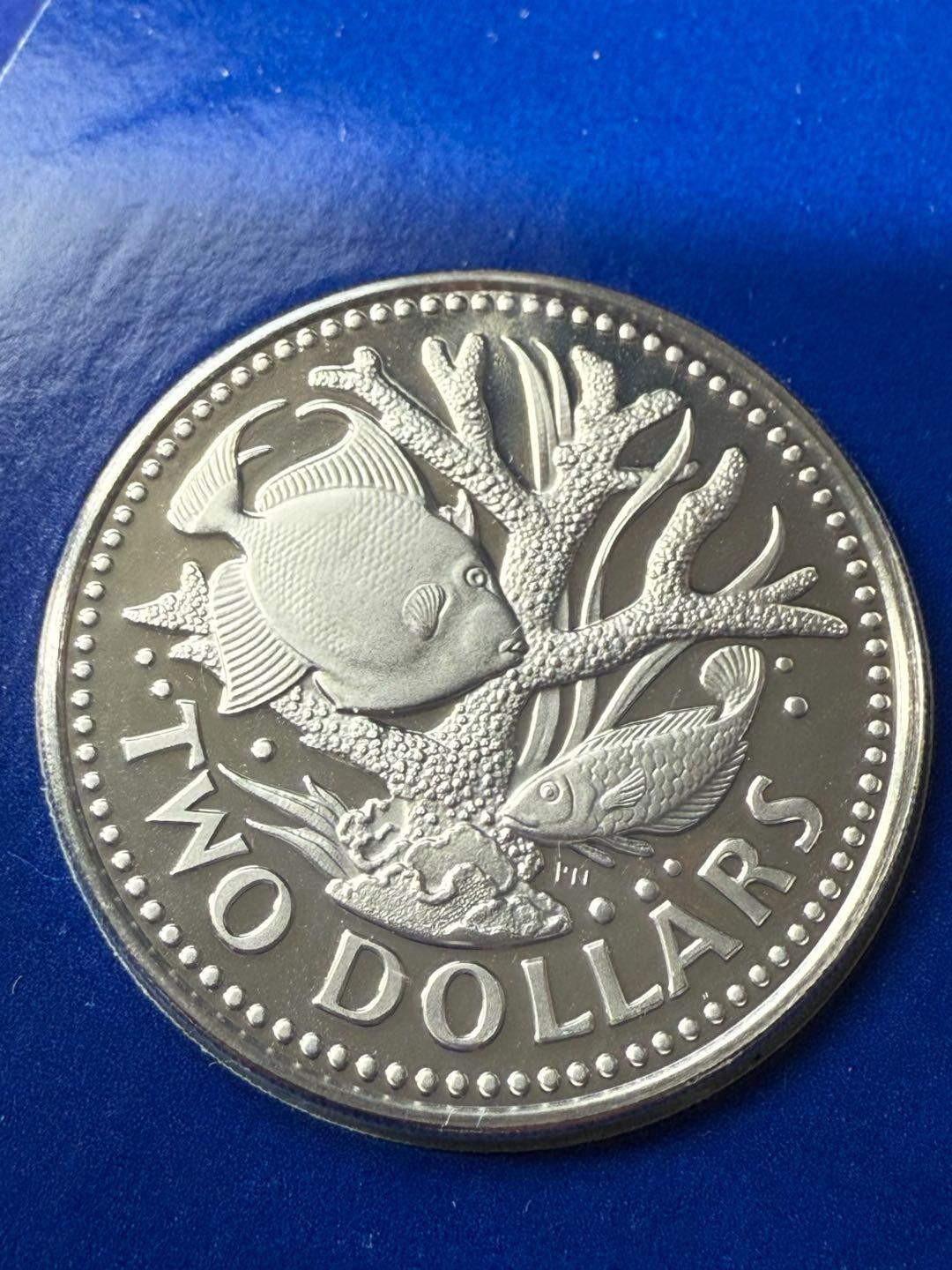 巴巴多斯1980年精制套币