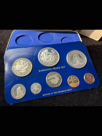 巴巴多斯1980年精制套币