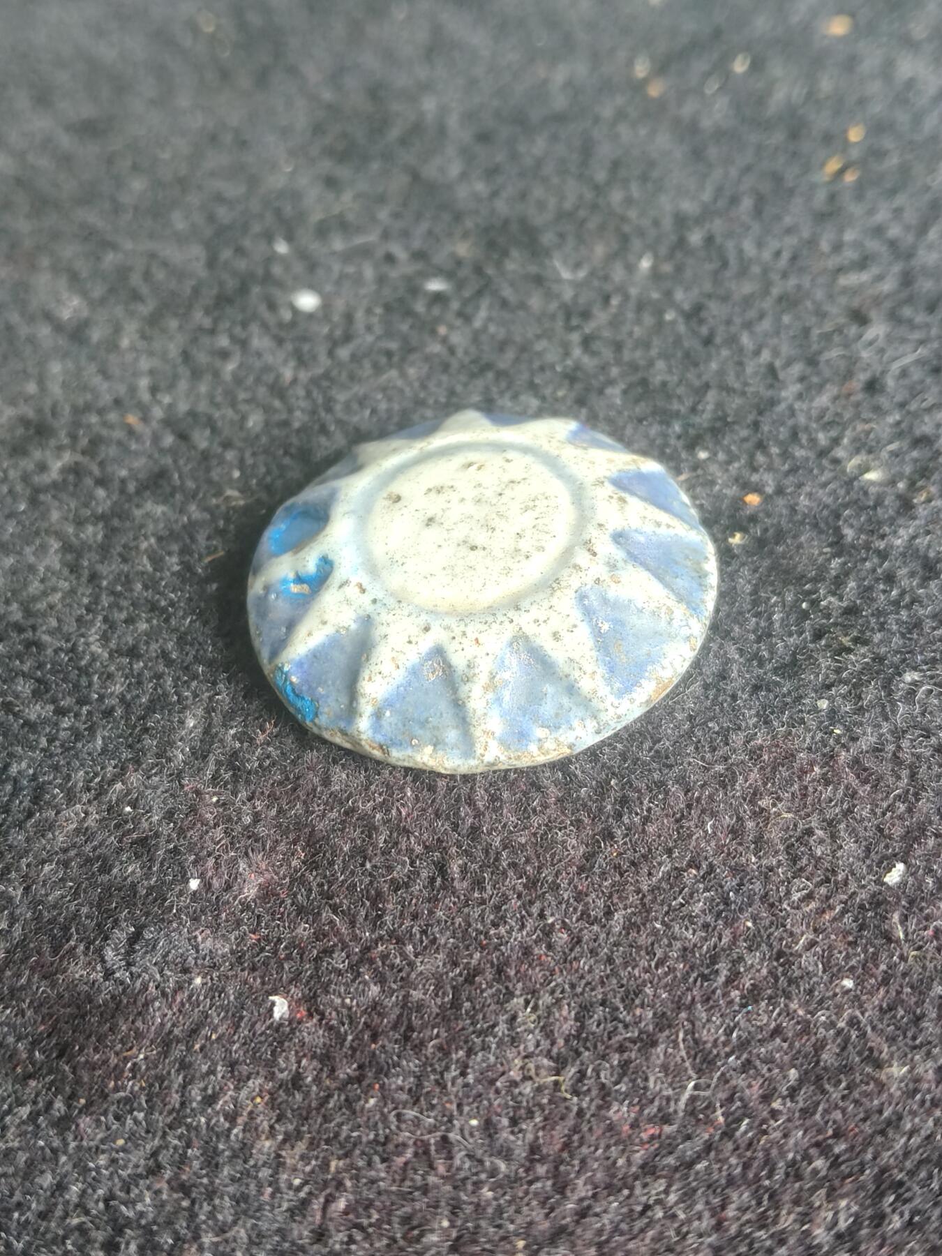 民国 青天白日帽徽 陶瓷