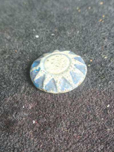 民国 青天白日帽徽 陶瓷