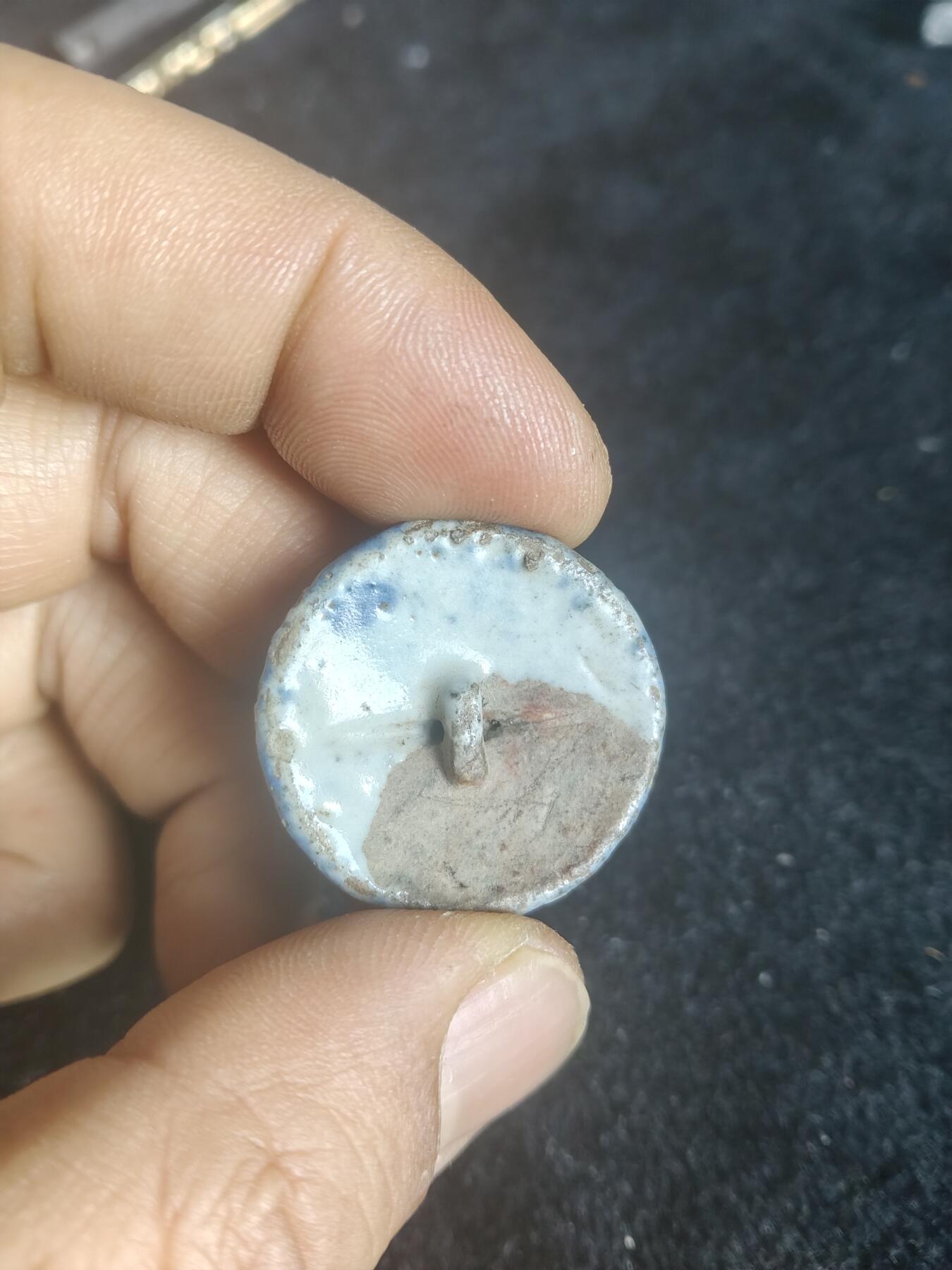 民国 青天白日帽徽 陶瓷