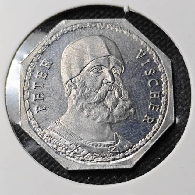 德国纽伦堡-菲尔特20芬尼电车代用币（彼得·菲歇尔版）