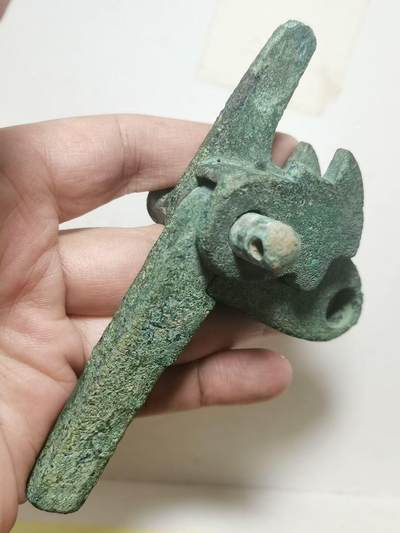 战汉大弩 弩机芯一套四件