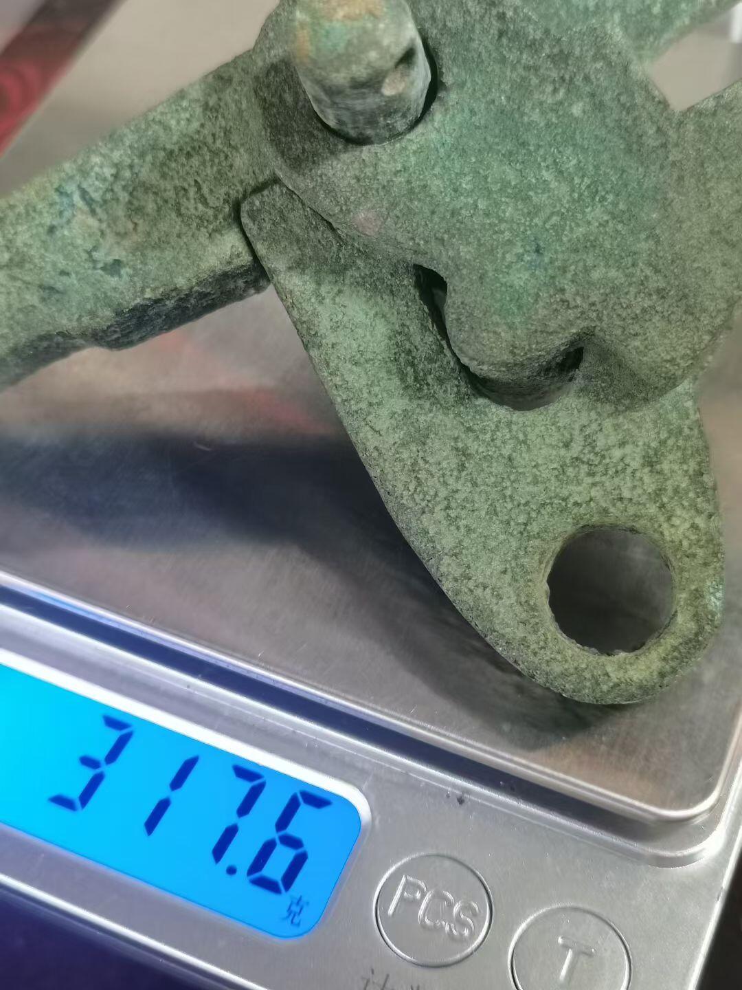 战汉大弩 弩机芯一套四件