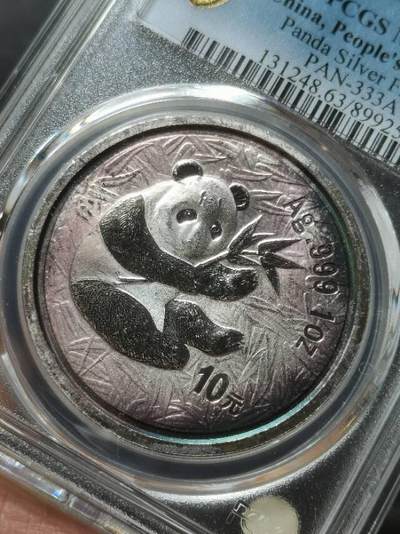 2000年熊猫银币赏析