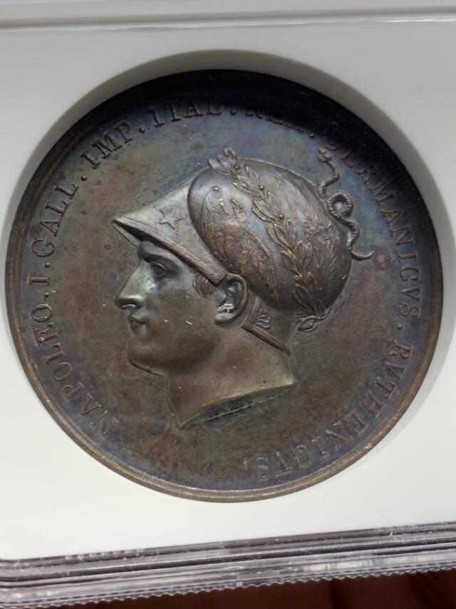 ［拿章］1805年法国拿破仑占领维也纳纪念铜章（Bramsen-444）全解析
 