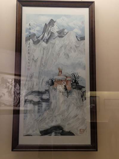 冰雪主题山水画