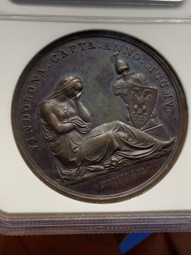 ［拿章］1805年法国拿破仑占领维也纳纪念铜章（Bramsen-444）全解析
 