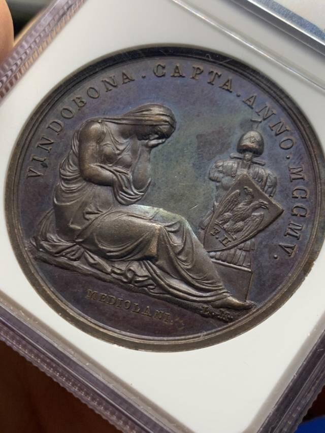 ［拿章］1805年法国拿破仑占领维也纳纪念铜章（Bramsen-444）全解析
 