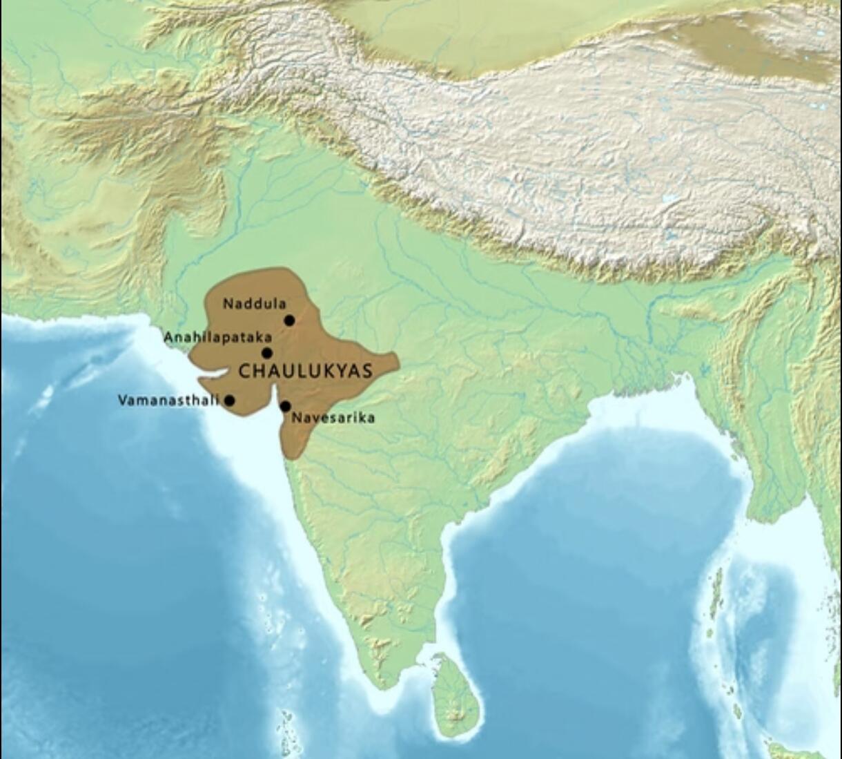 印度古吉拉特查拉健王朝仿萨珊式银币