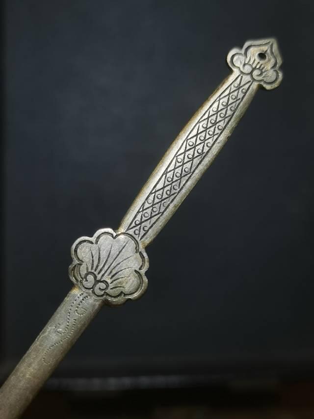 清代银质小法器 太上老君玄黄剑 赏析