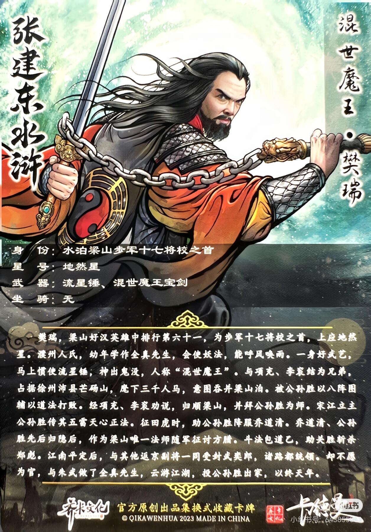 张建东水浒--樊瑞