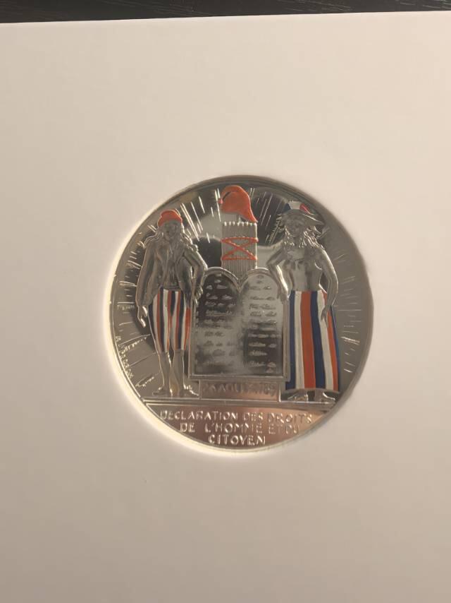 法国2019年货币历史系列50欧元四枚套