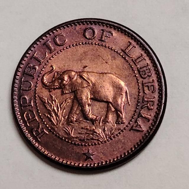 🪙 利比里亚 1972 年 1 分铜币（KM#13 / Numista N#4769）