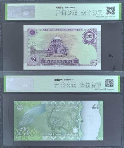 巴基斯坦纪念钞