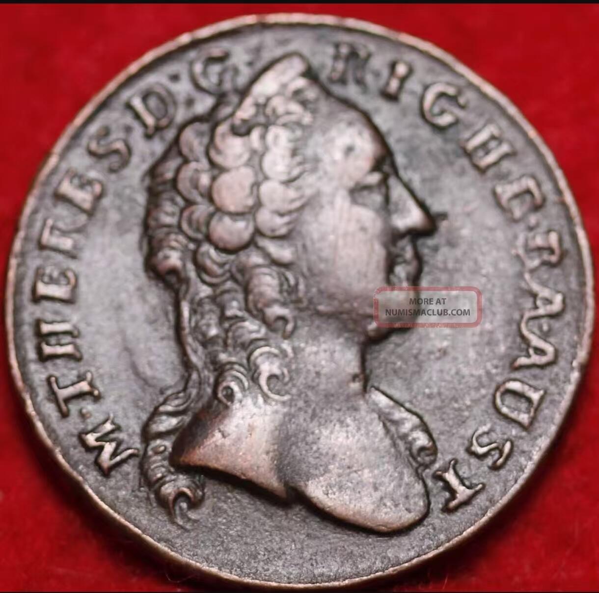 神圣罗马帝国哈布斯堡王朝（奥地利）玛丽亚·特蕾莎时期发行的1克鲁泽（1 Kreuzer）铜币