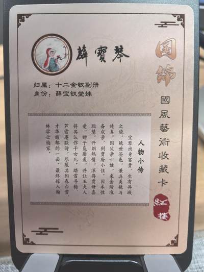 《梦回红楼》-薛宝琴