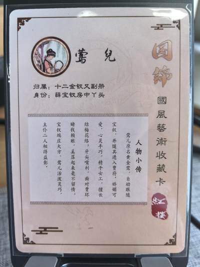 《梦回红楼》-莺儿