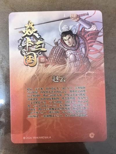 黄子鉴-《文和乱武》赵云（特卡）