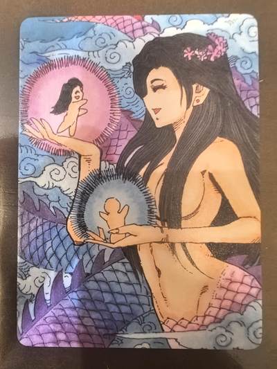 小花瓣-《祖师手绘复刻》女娲