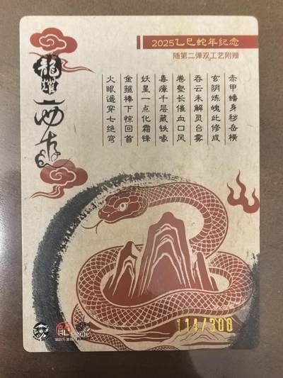 《龙耀西游》-2025乙巳蛇年纪念（特卡2）