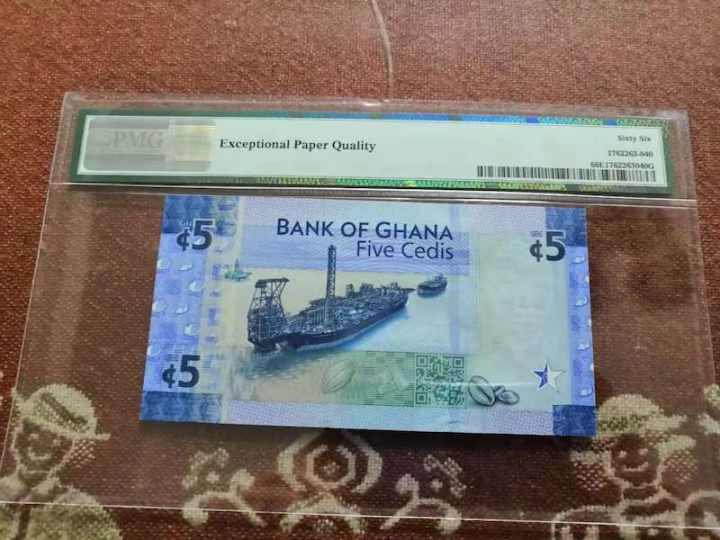 收藏联盟六十三期拍卖 PMG 66E 加纳175 AU673926