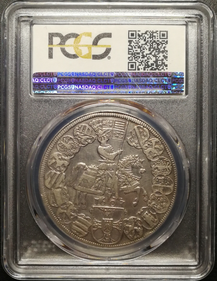 凡希社世界钱币微拍第六十七期 1603条顿骑士团泰勒PCGS-VFD原味包浆
